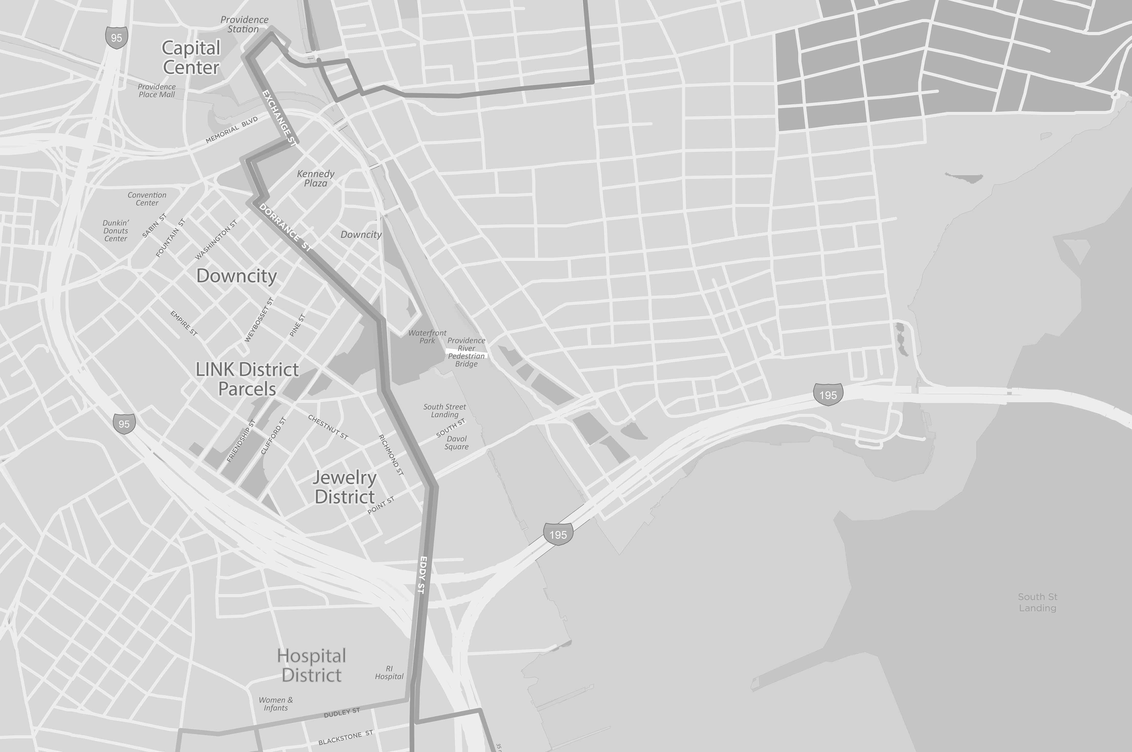 RIPTA Downtown Transit Connector: Schedule